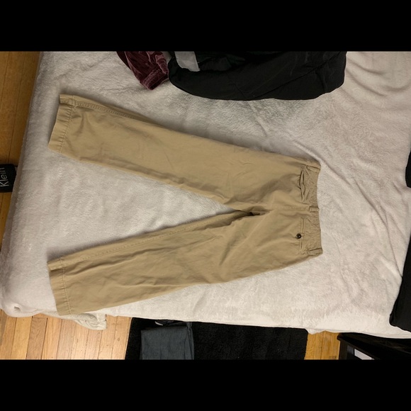 men’s relaxed fit american eagle khaki pants 28x30 - Picture 4 of 4